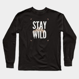 Stay Wild - Mountain Echoes Adventure Long Sleeve T-Shirt